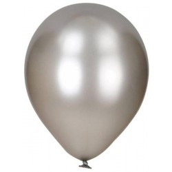 Metalik Gümüş Balon 100 Lü