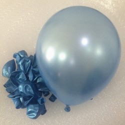 Metalik Mavi Balon 100 Lü