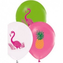 Flamingo Baskılı Balon 25 Ad